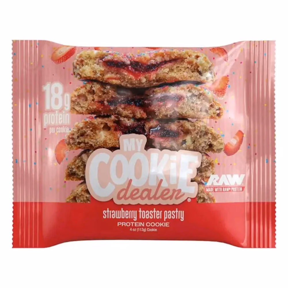 My Cookie Dealer Protein Strawberry Toaster Pastery 113gm x 12pcs 4
