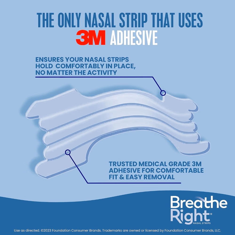 Breathe Right Extra Strength Clear Nasal Strips – 44 Count 5