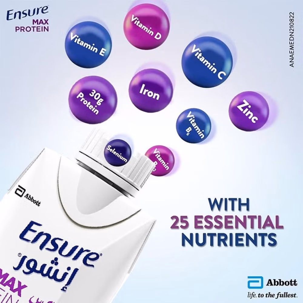 Ensure Max Protein Milk Chocolate 330ml – High Protein Nutritional Drink 3
