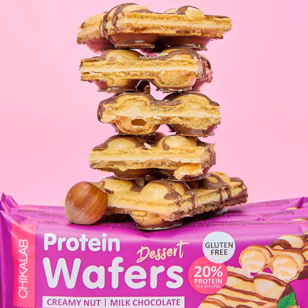 Chikalab Protein Wafers Creamy Nut Milk Chocolate 40g 4