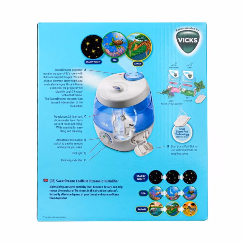 Vicks CoolMist Ultrasonic Humidifier 2