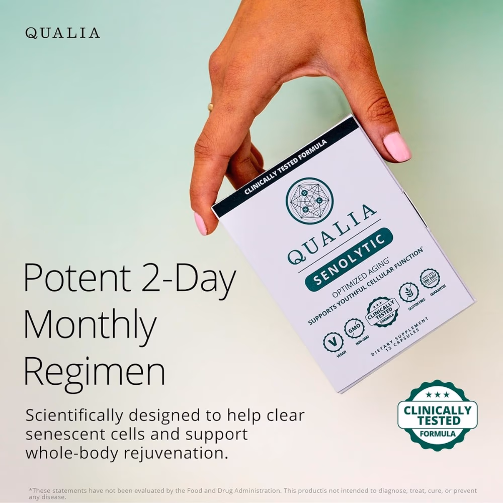 Qualia Senolytic -12 Capsules  3