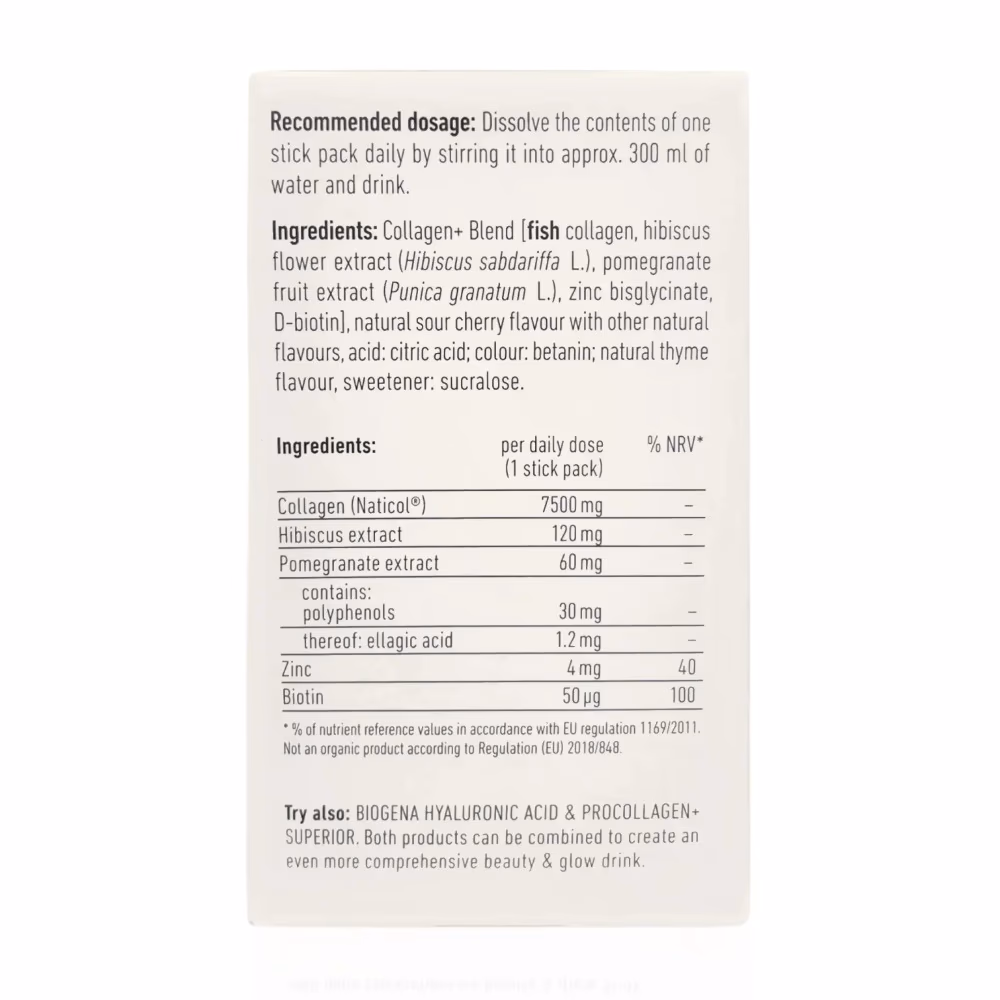 Biogena Collagen Plus Superior Cherry Thyme Flavor 21 Sachets 5