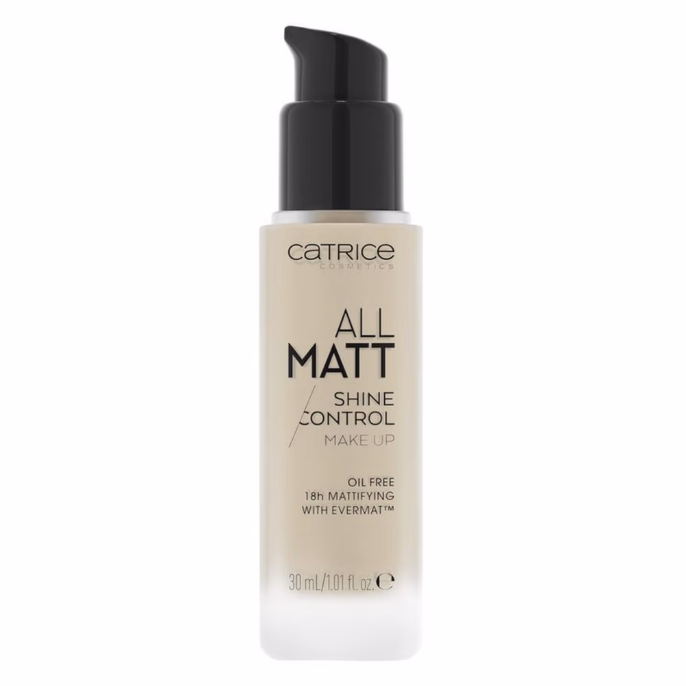  Catrice 010N All Matt Shine Control Neutral Light Beige 30ml   2
