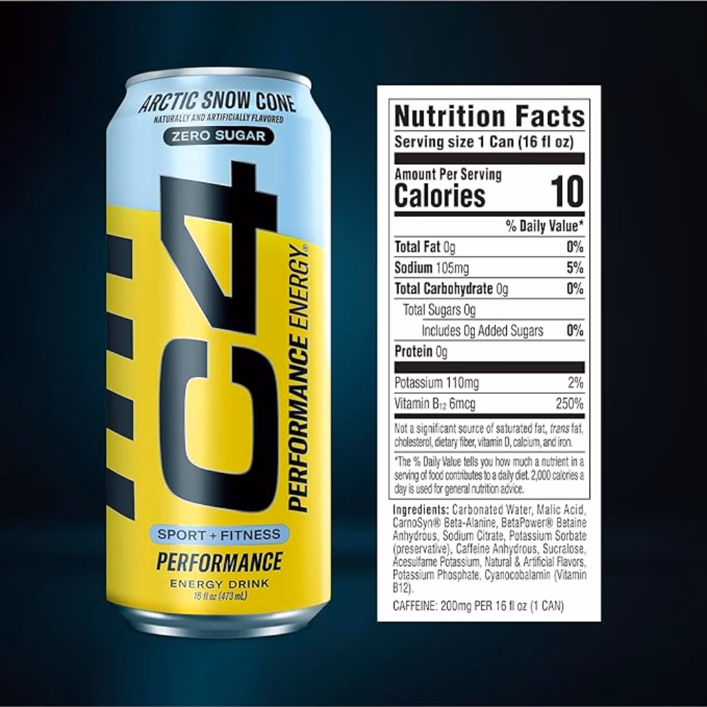 Cellucor C4 Energy RTD Arctic Snow Cone 473ml  2