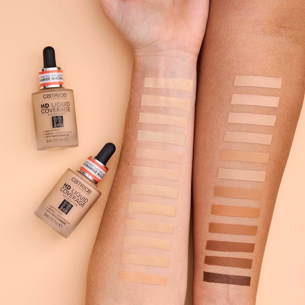 Catrice 040 HD Liquid Foundation Warm Beige 30ml  4