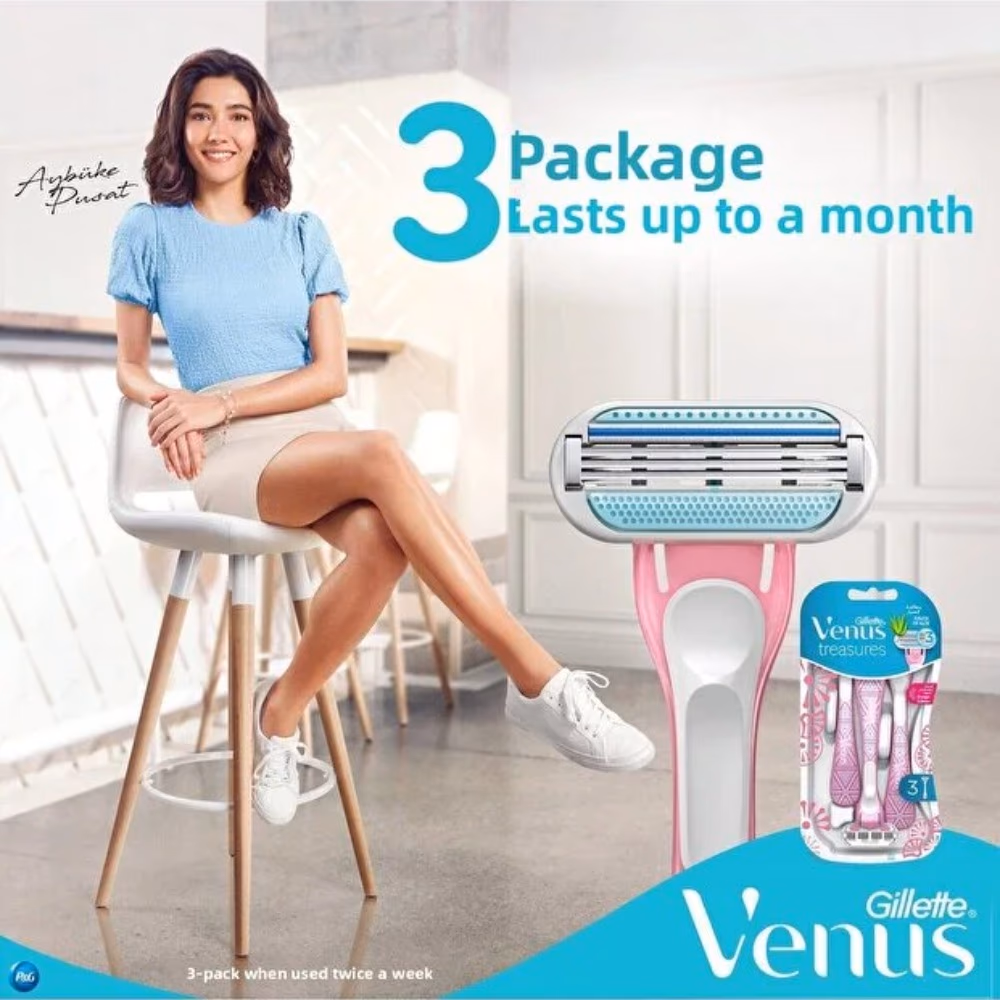 Gillette Venus 3 Treasures 3s 2