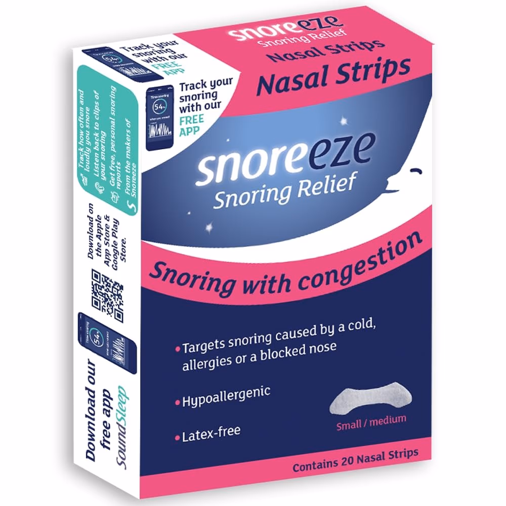 Snoreeze Nasal Strips Small Medium 2