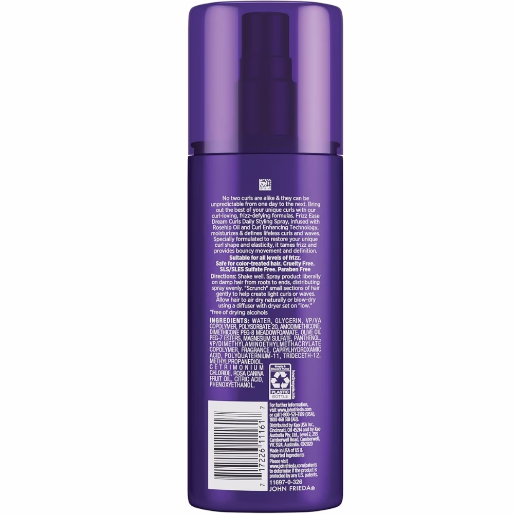 John Frieda Frizz Ease Dream Curls Styling Spray 200ml 4