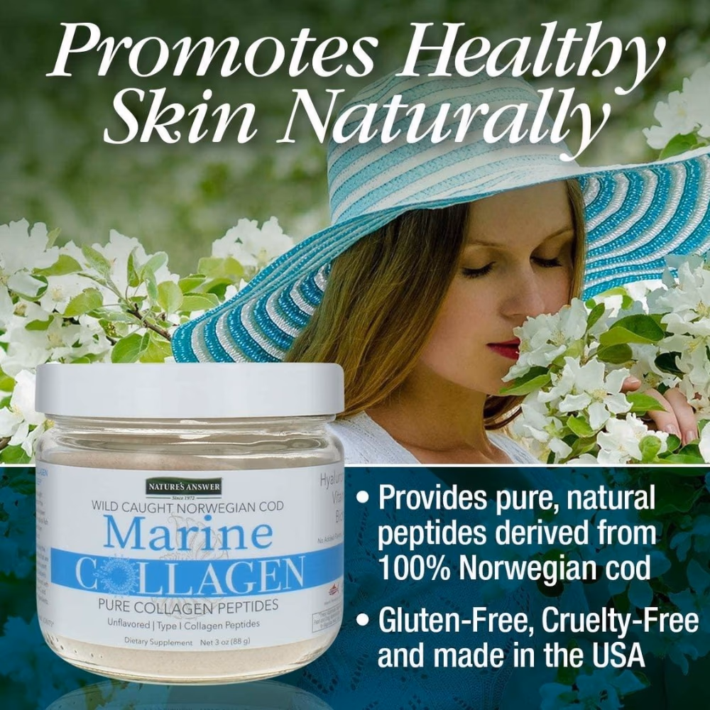 Natures Answer Marine Collagen Powder 88gm-Unflavored 2
