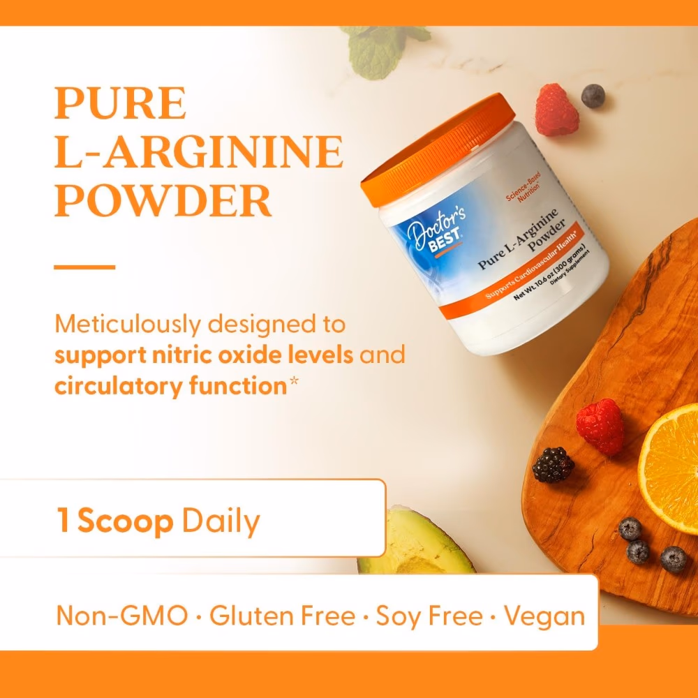 Doctors Best L-Arginine Powder 300gm 4
