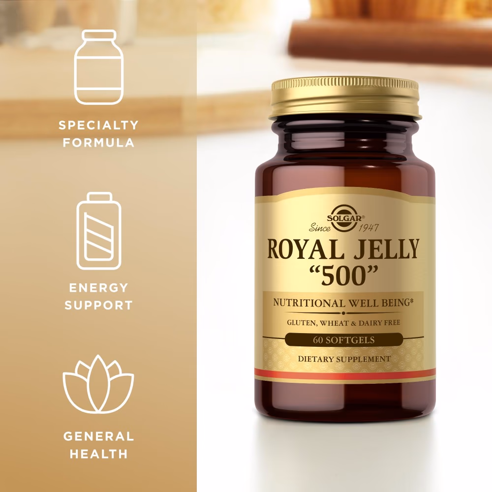Solgar Royal Jelly 500mg 60 Softgels 3