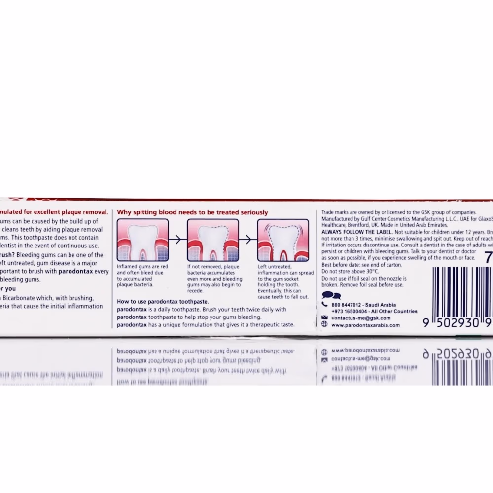 Parodontax Gum and Breath Sensitivity Whitening Toothpaste 75ml 5