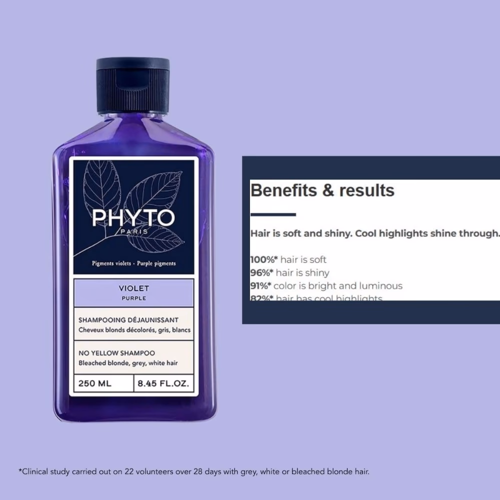 Phyto Violet No Yellow Shampoo 250ml 2