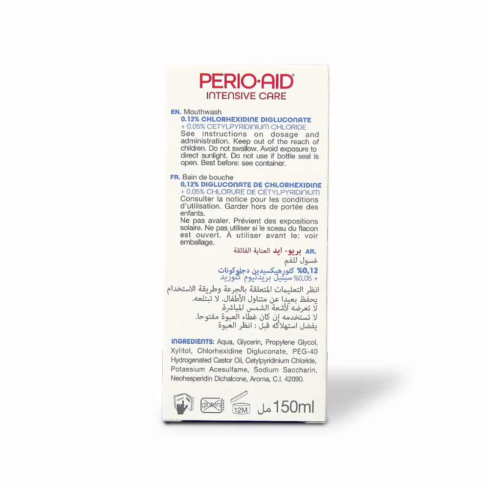 Perio Aid 0.12% Treatment Mouthwash 150ml 2