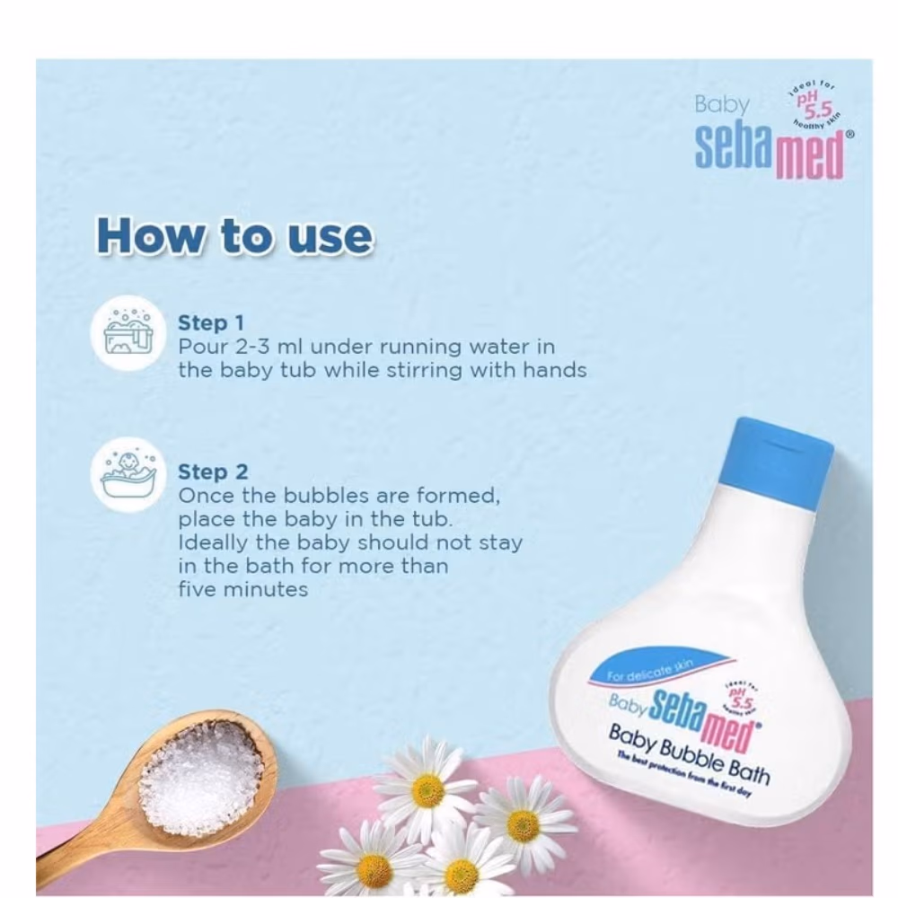 Sebamed Baby Bubble Bath 200ml 2
