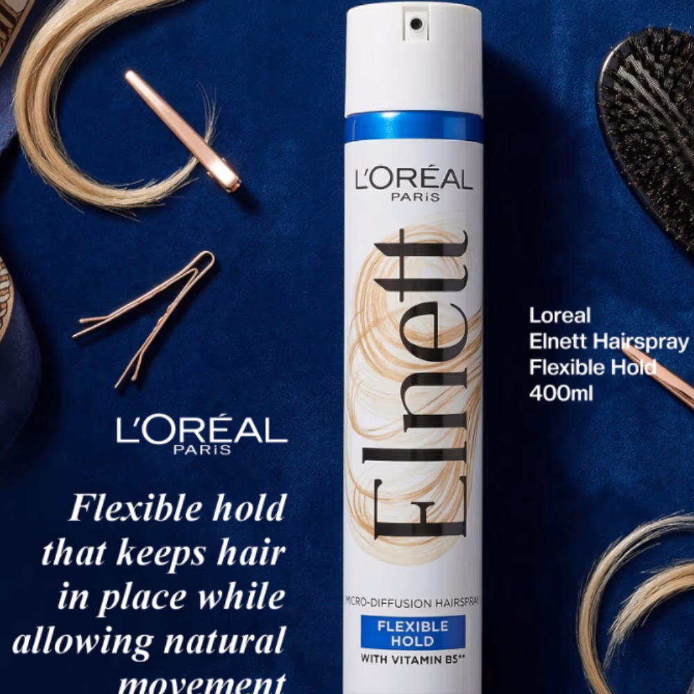 LOreal Paris Elnett Flexible Hold Hairspray 400ml 2