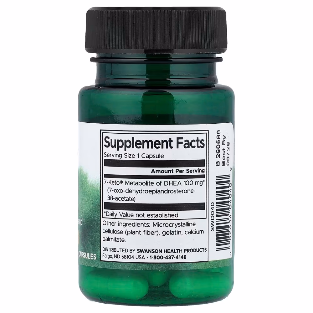 Swanson 7 Keto DHEA 100 mg 30 Capsules 2