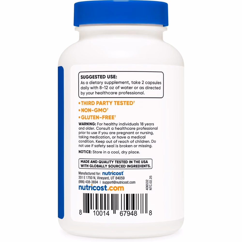 Nutricost Resveratrol 700mg -120 Capsules  3