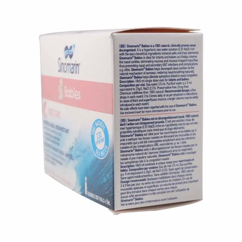 Sinomarin Babies Monodose 5 mL 18's 2