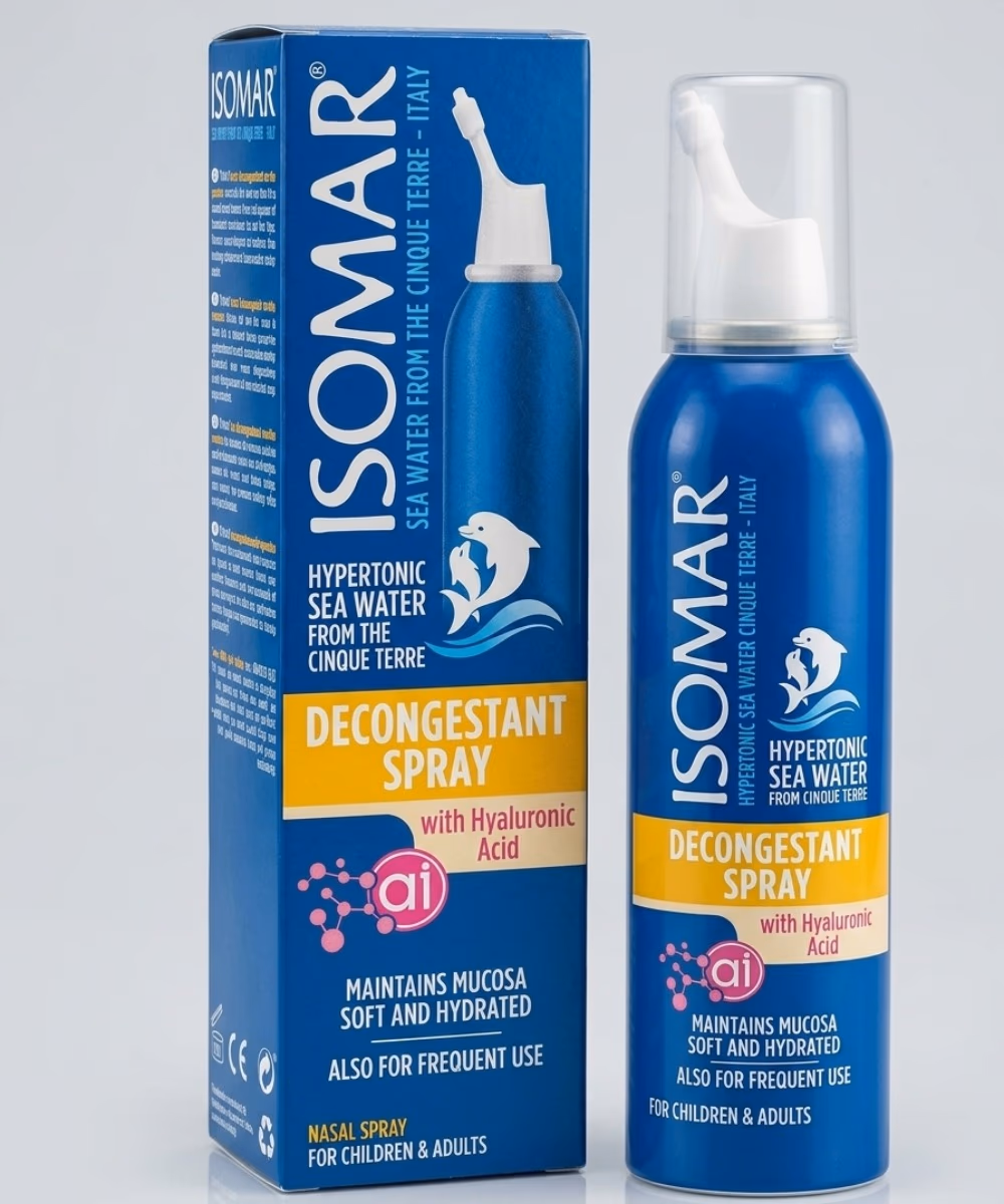 Isomar Decongestant Spray with Hyaluron 100ml  2