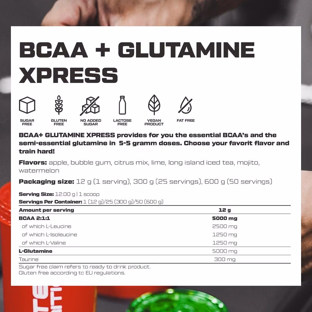  Scitec BCAA + Glutamine Xpress Mojito 300g 3