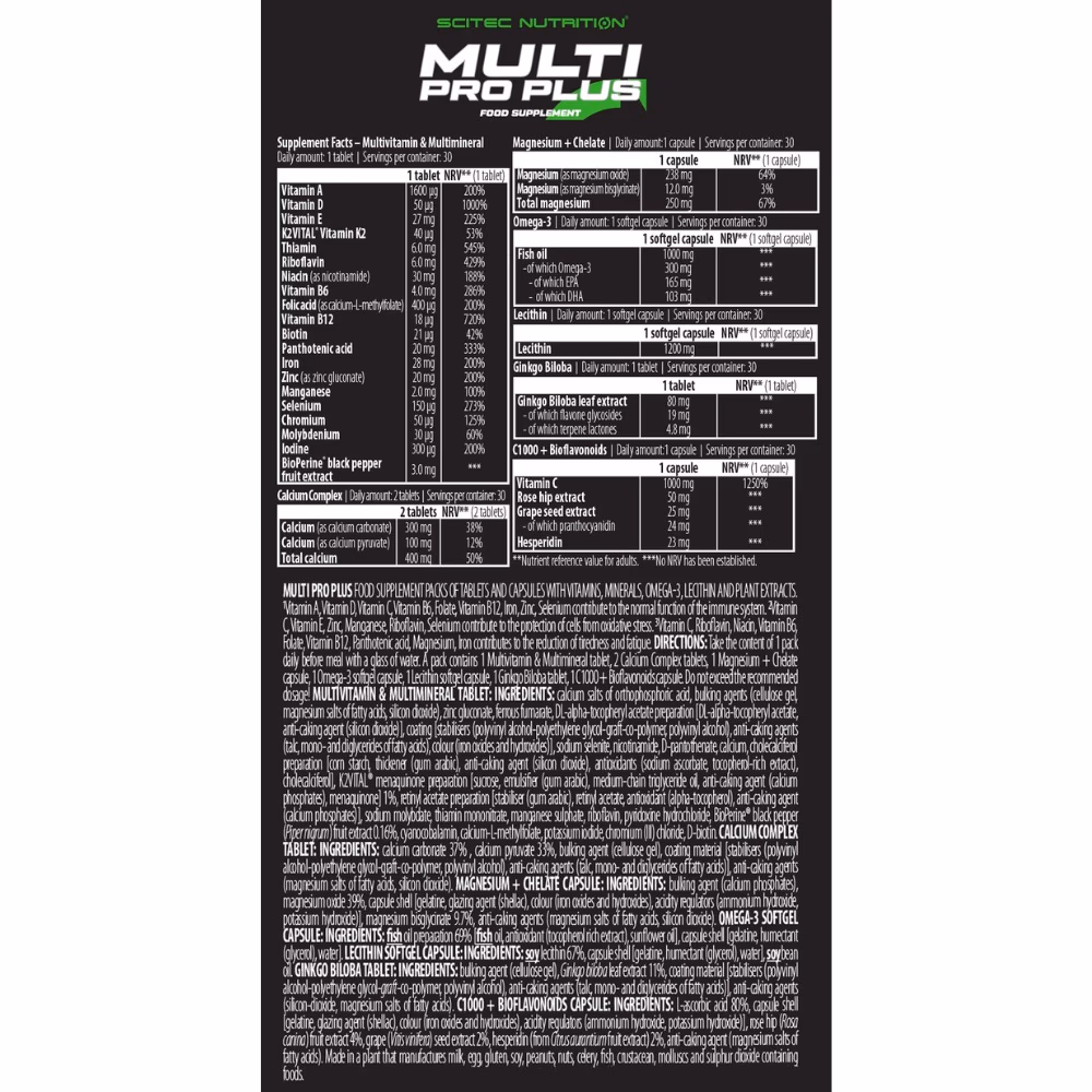 Scitec Nutrition Multi Pro Plus - 30 Packets 2