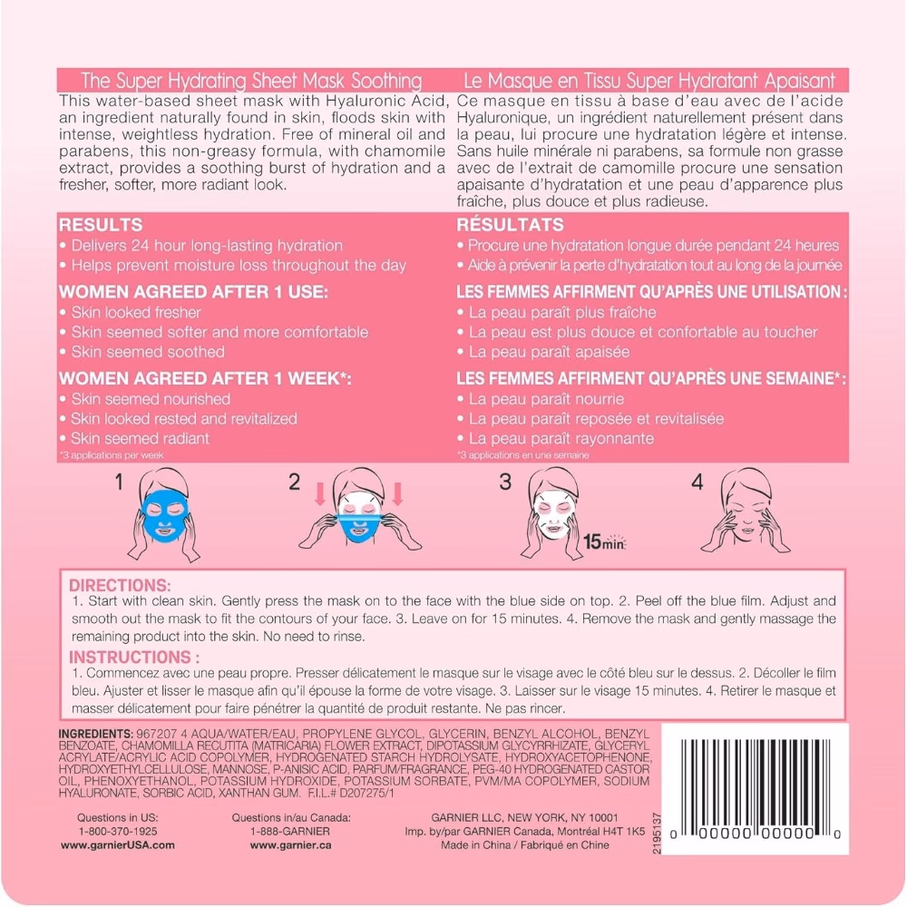Garnier skinActive Moisture Bomb Sheet Mask 32ml 2