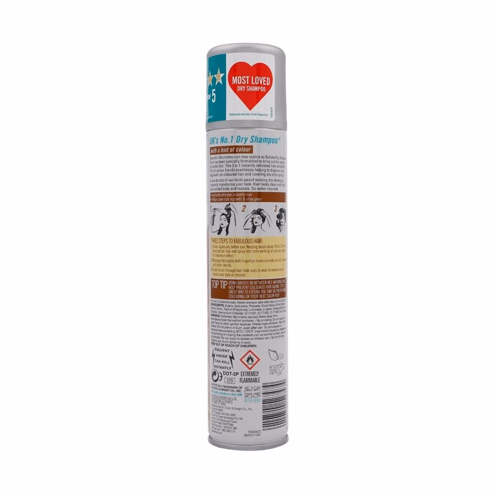 Batiste Beautiful Brunette Dry Shampoo 200ml 2