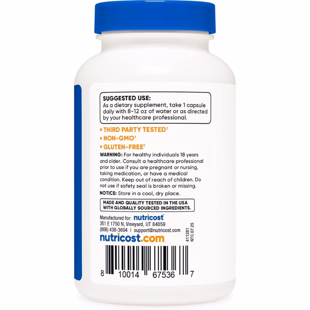 Nutricost NAC 600mg -120 Capsules  3