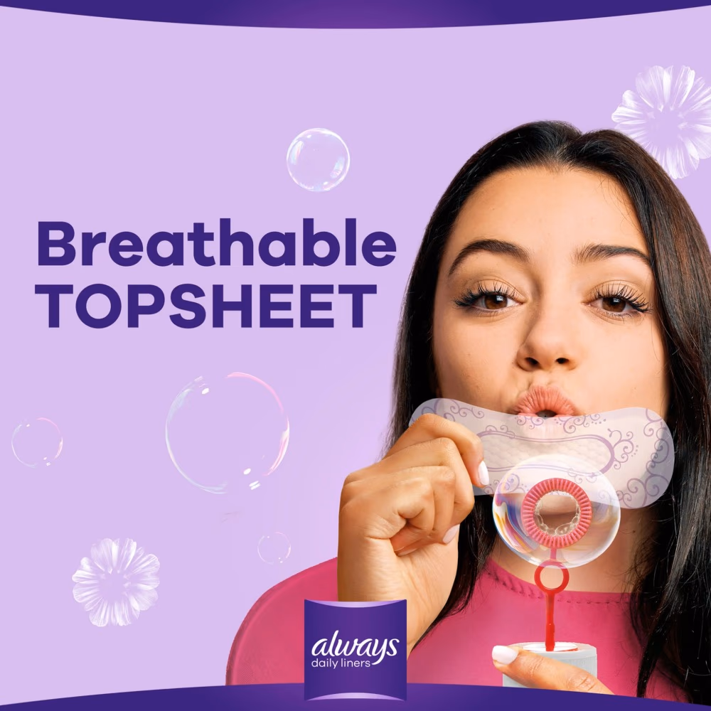 Always Daily Liners Comfort Protect, Normal Pantyliners, Pack of 20's 3