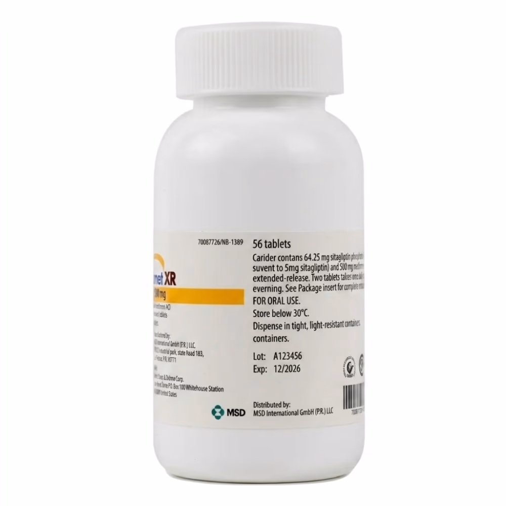Janumet XR 50mg/500mg | Pack of 56 Tablets 2