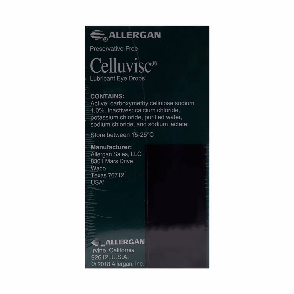 Allergan Celluvisc Lubricant Eye Drops - 0.4ml 5