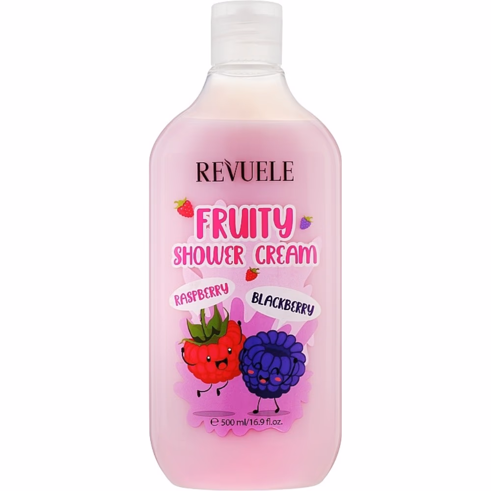 Revuele Fruity Shower Cream with Raspberry &amp; Blackberry 500ml 3