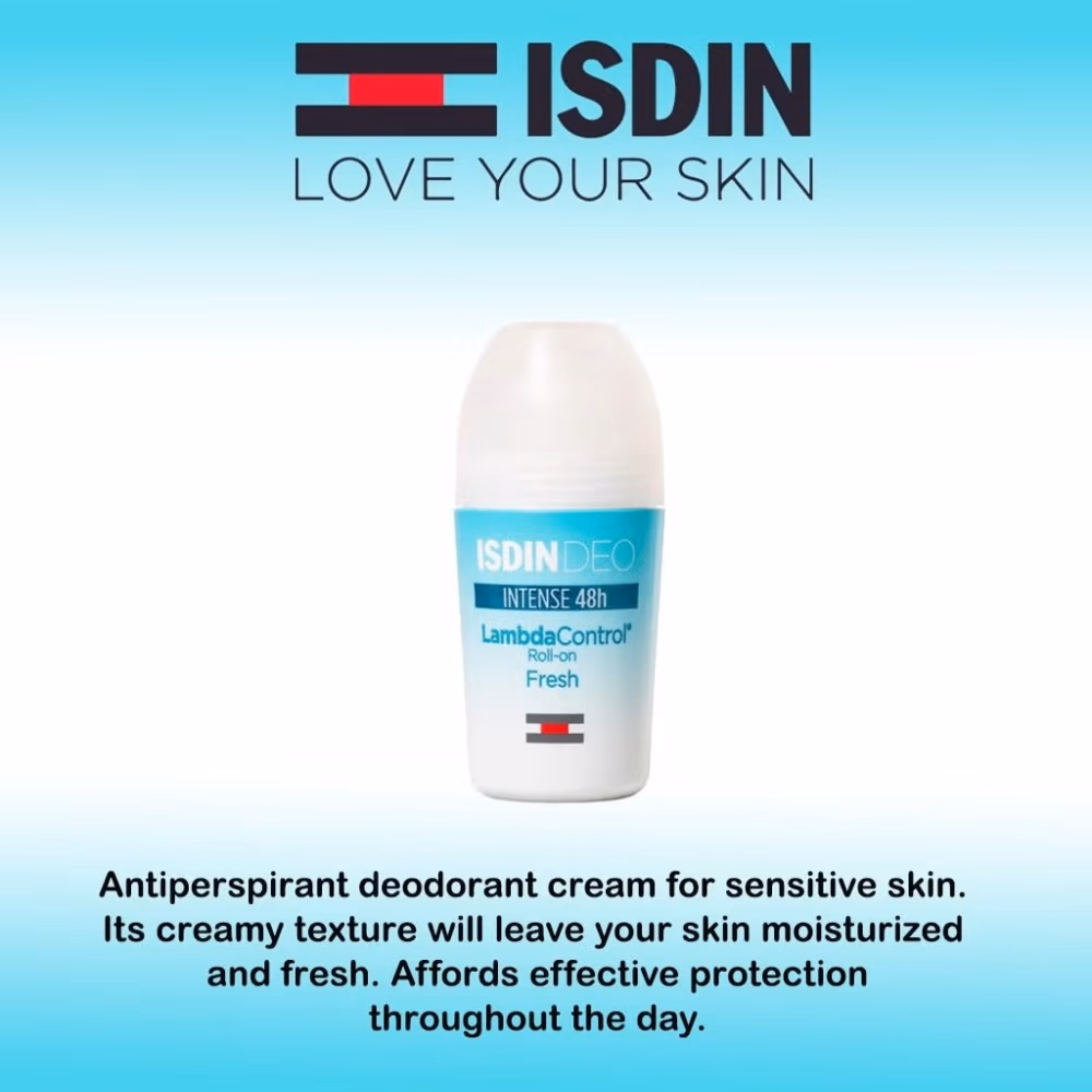 ISDIN Deo Intense 48H Lambda Control Roll-On 50ml 4