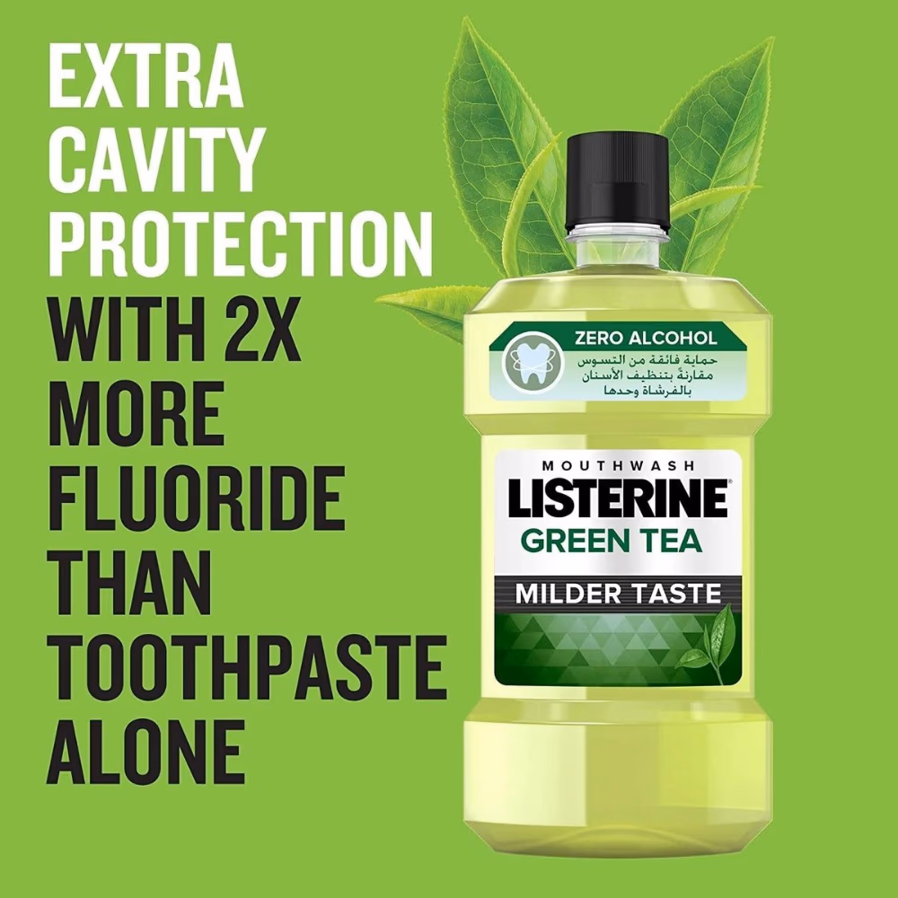 Listerine Green Tea Mouthwash 250ml 2