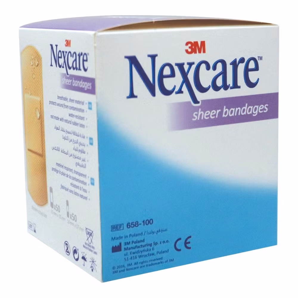 Nexcare Sheer Bandages Assorted 100s 2