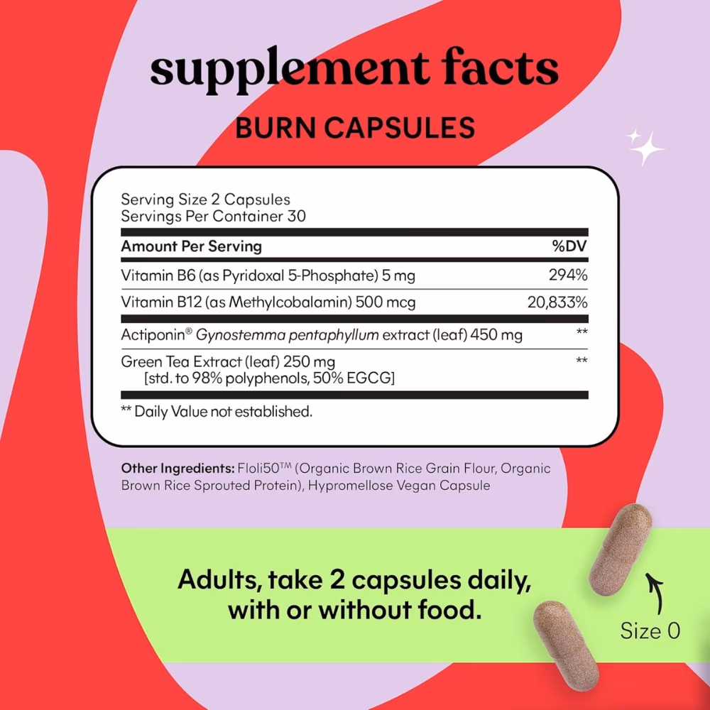 Lemme Burn Metabolism and Belly Fat Burner 60 Capsules  5