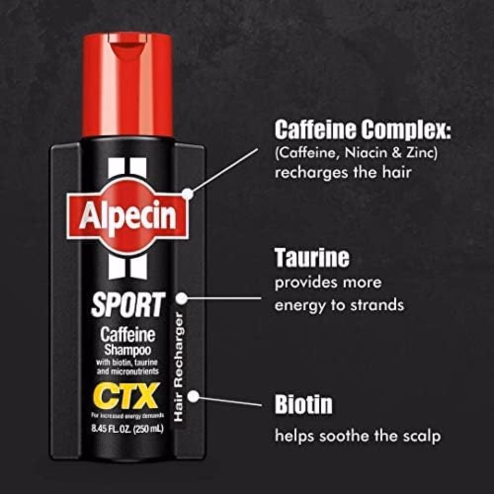Alpecin Sport Ctx Caffeine Shampoo 250ml 3
