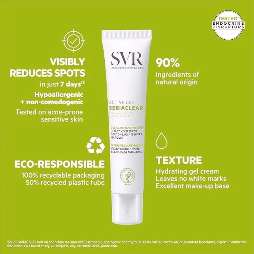 SVR Sebiaclear Active Gel 40ml 4
