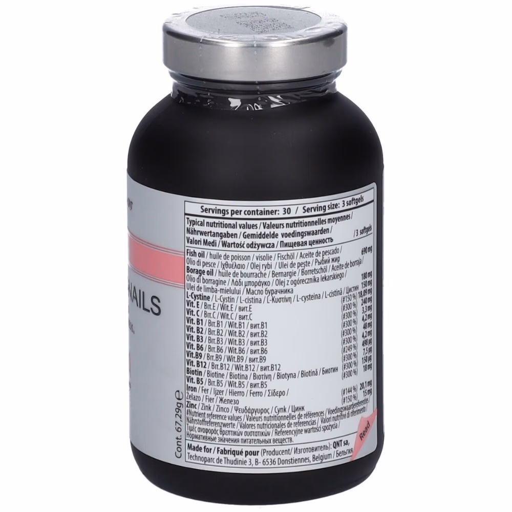 QNT Care Hair, Skin and Nails - 90 Softgels 2