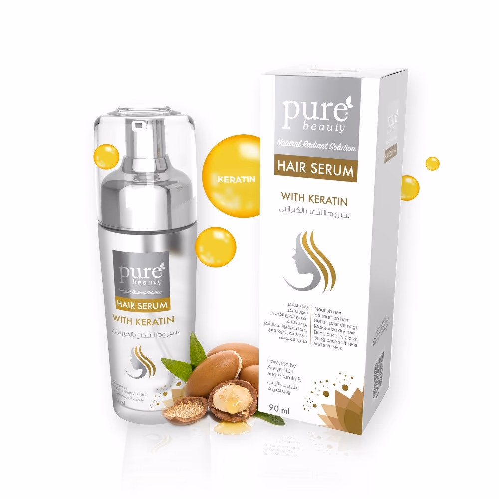 Pure Beauty Keratin Hair Serum 90ml 2