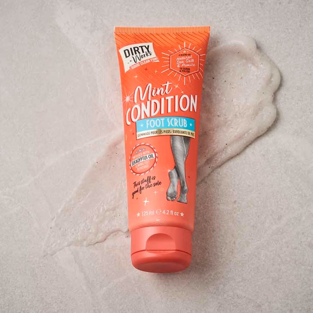 Dirty Works Mint Condition Foot Scrub 125ml – Refresh & Smooth​ 2