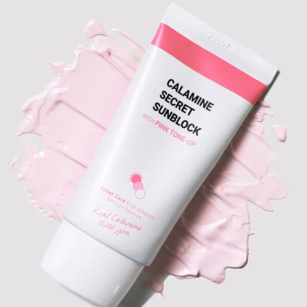 K Secret Calamine Secret Sunblock Pink Tone Up 50ml 3