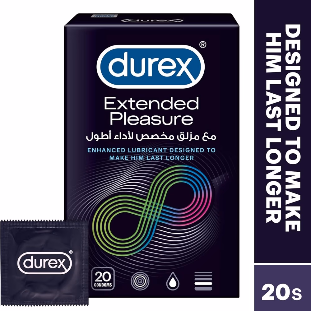 Durex Extended Pleasure Condoms - Pack of 20 3