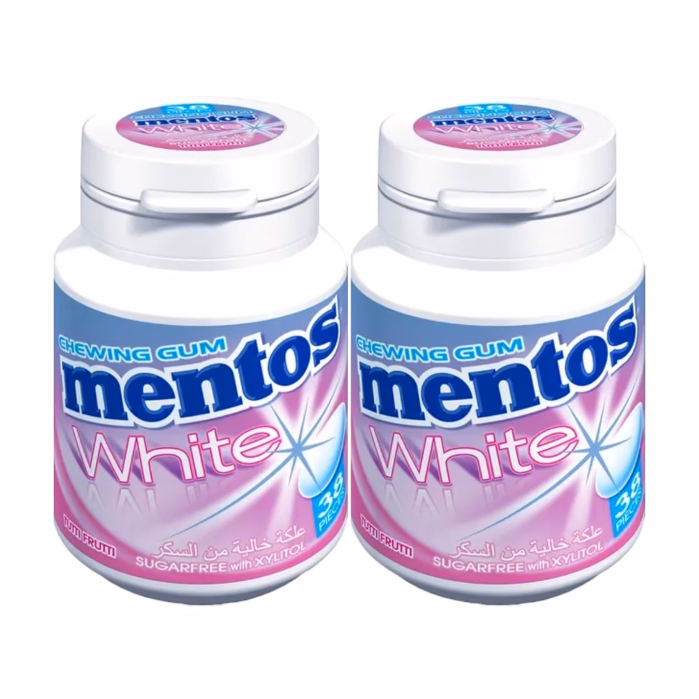Mentos White Tutti Frutti Chewing Gum 38s 3