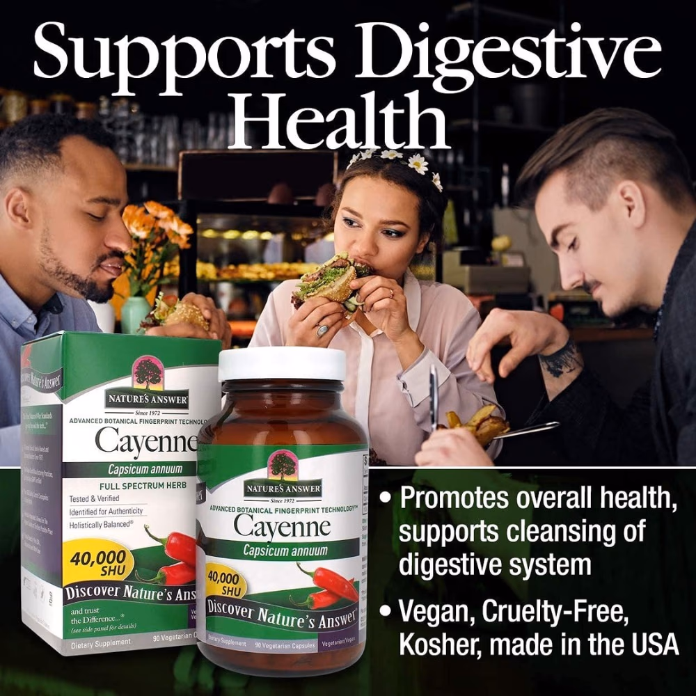 Natures Answer Cayenne Pepper-90 Capsules 3