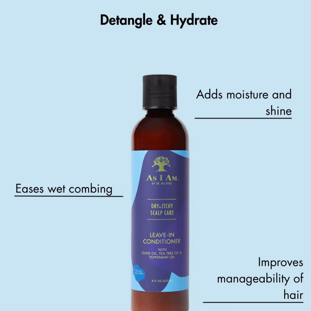 As I Am Dry & Itchy Scalp Care Leave-In Conditioner with Olive & Tea Tree Oil - 237ml 5
