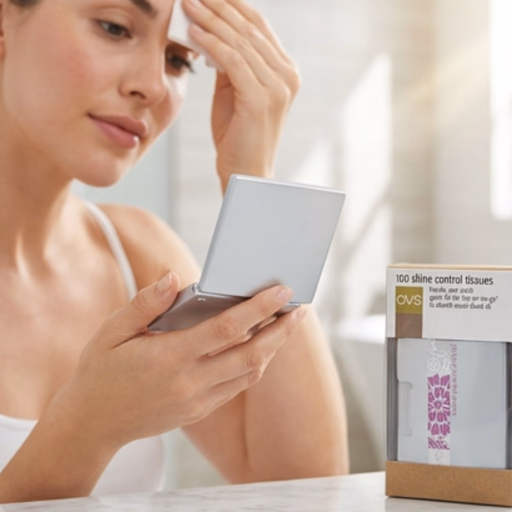 QVS Shine Control Tissues 100s 2