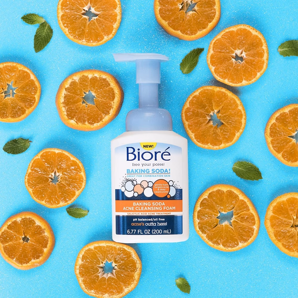 Biore Baking Soda Acne Cleansing Foam 200Ml 3